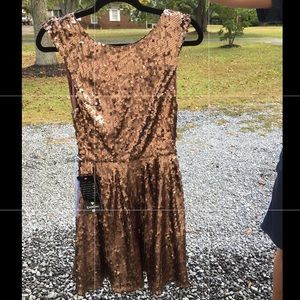 BeBe Lowback Sequin Dress *BRAND NEW*